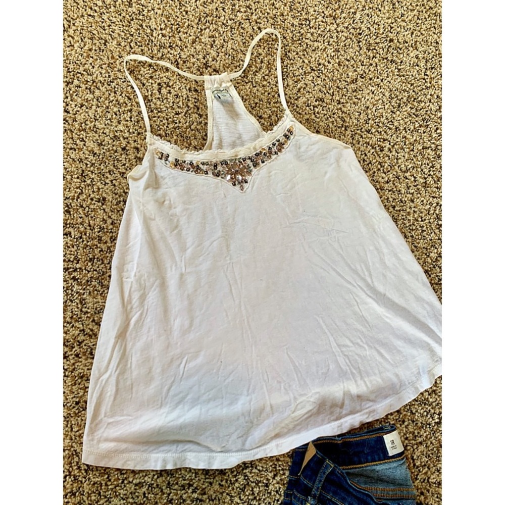 A.E. Embellished Tank Top